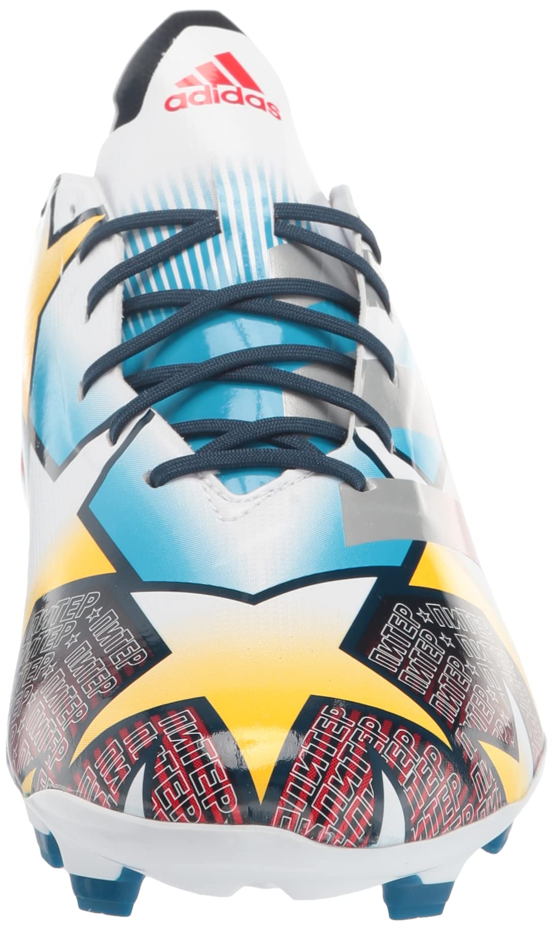 adidas Buty piłkarskie unisex Gamemode Firm Ground, Biały Srebrny Metaliczny Pantone, 42 EU