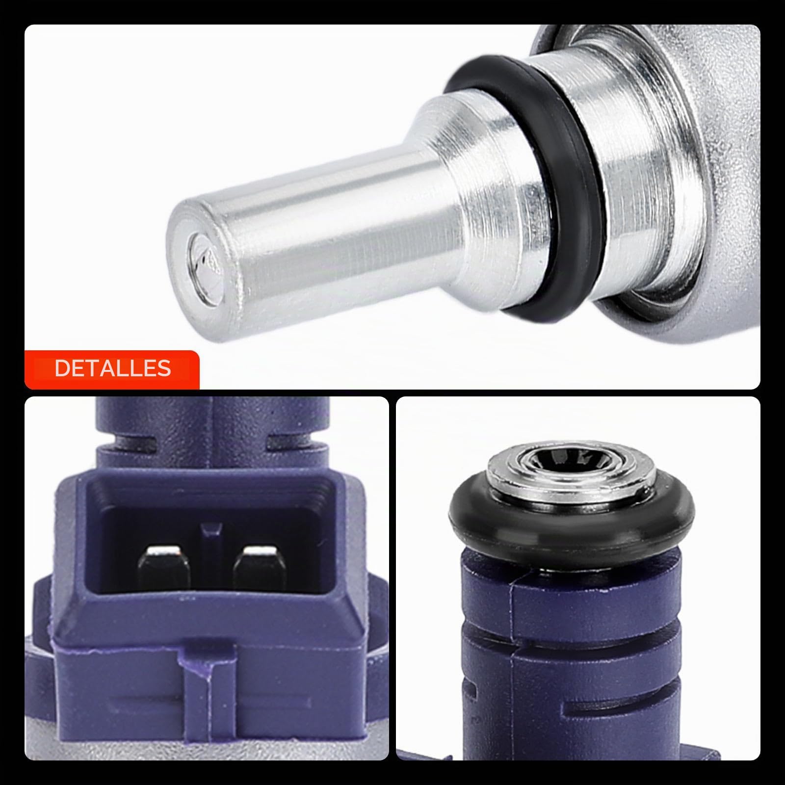 Frankberg 6 válvulas de inyección de gasolina 1439800 | Compatible con: Serie 3 E46, X5 E53, Serie 3 Convertible E46, Serie 3 Coupé E46, Serie 7 E65 E66 E67, Serie 5 E39