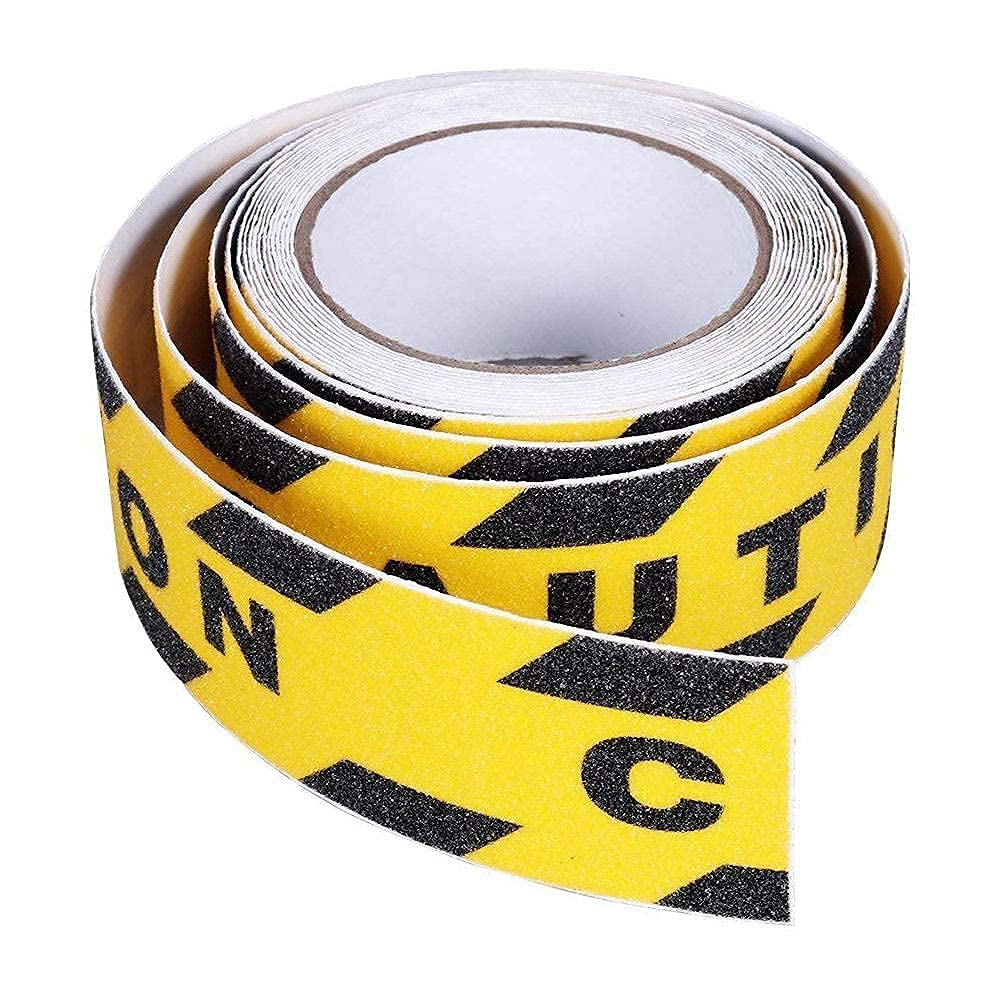 Bellveen Caution Printer Anti Slip Tape For Staircase & Entry Gate | 50 mm x 5 Meter 16.5 Feet | Yellow & Black (B098FCGJX7) Amazon Price History, Amazon Price Tracker