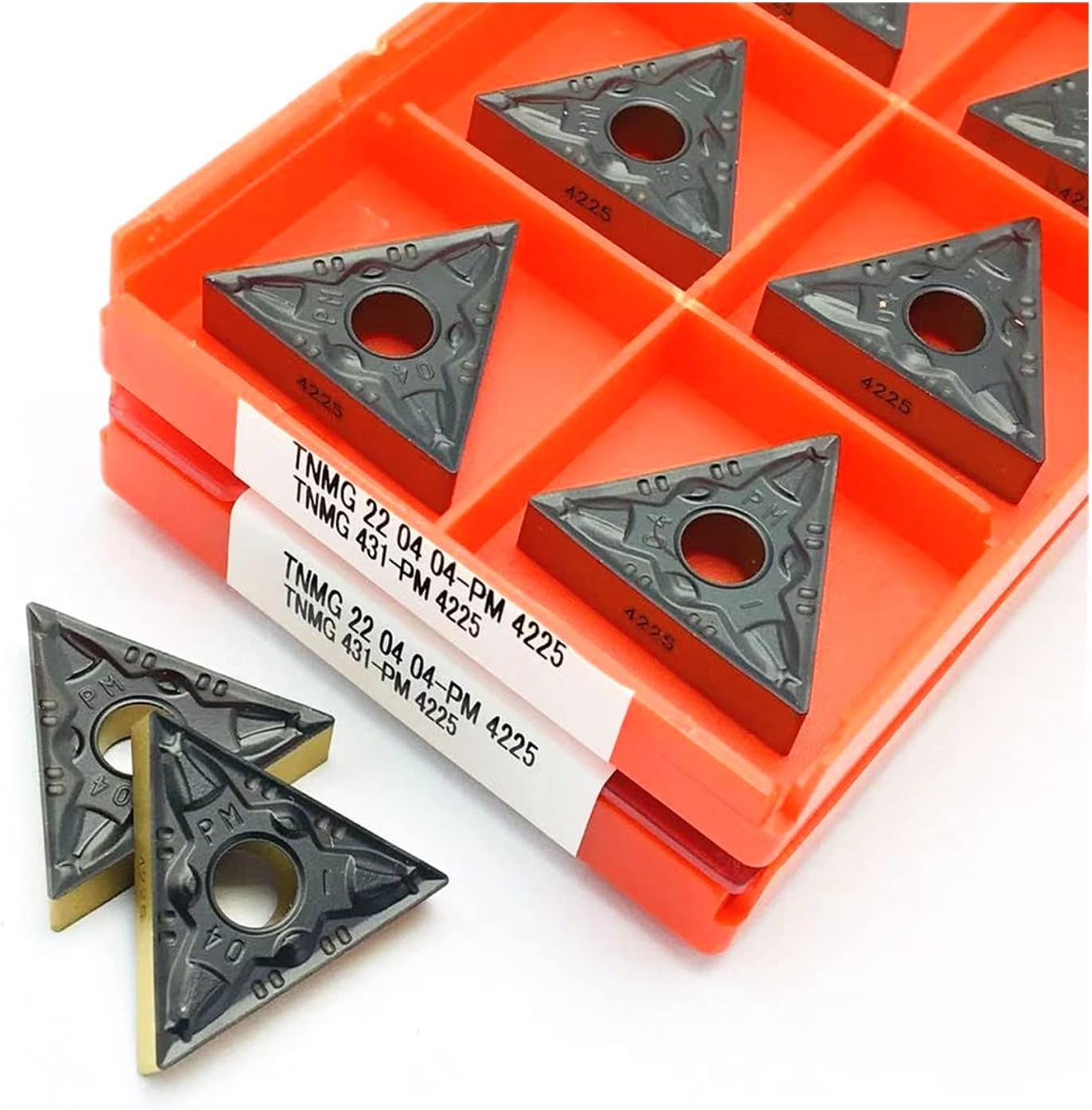 Hardware Milling Cutter Carbide TNMG220404 PM 4225 External Turning Tool Original Pin Milling CNC Turning Insert Tool TNMG 220404 (Insert Width(mm) : TNMG220404 PM 4225)