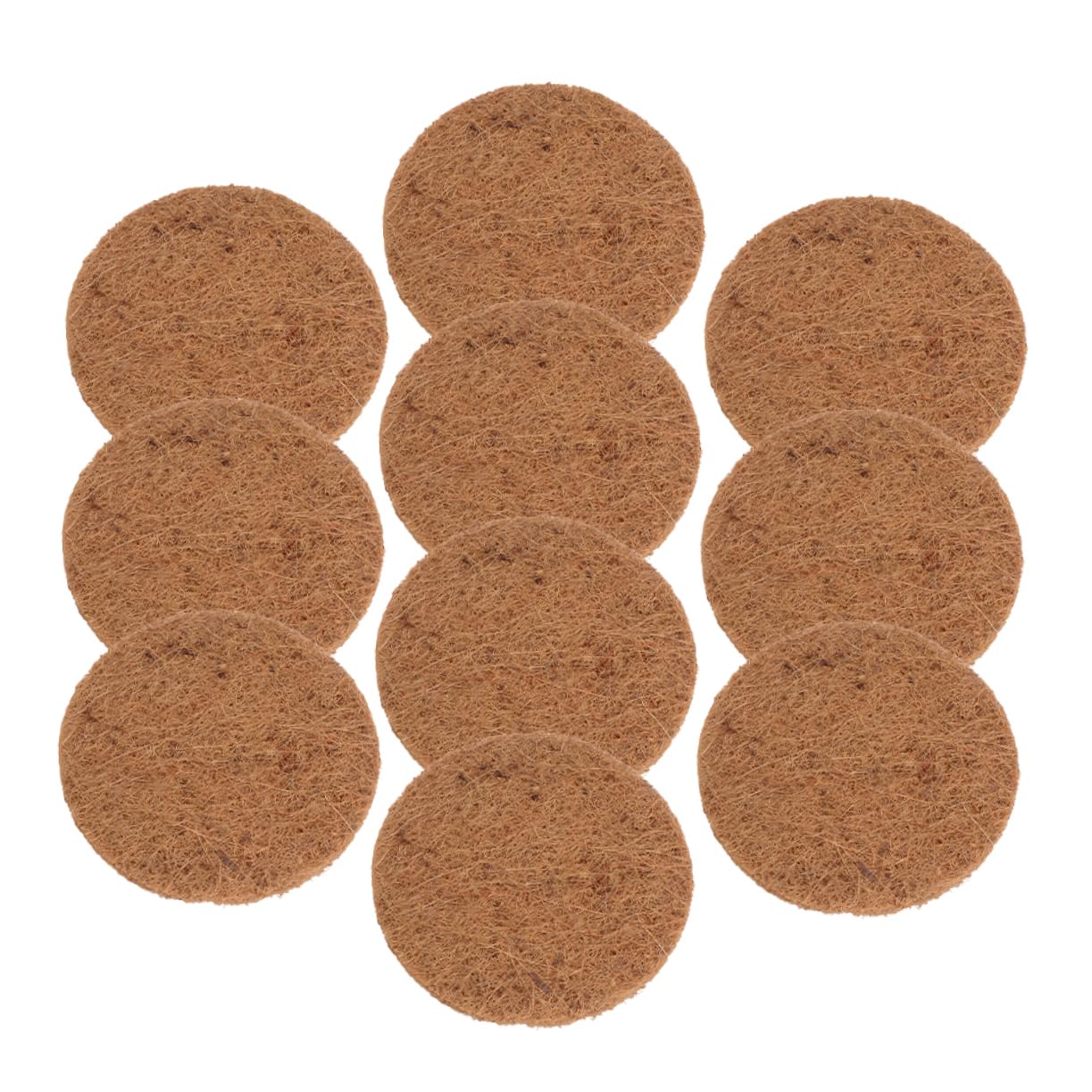 COLLBATH 10pcs Pigeon Nest Pads Durable Coconut Coir Mat for Bird Breeding Eggs Lightweight and Breathable Bird Nesting Accessory Design