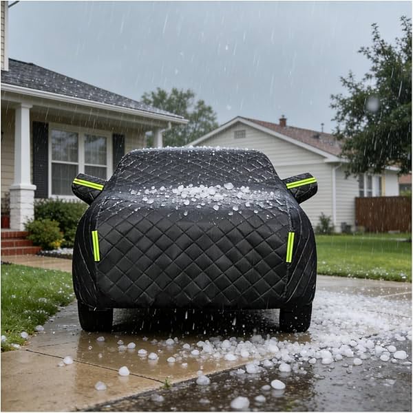 Funda para auto contra granizo, a medida para Kia Sonet 2021-2026, acolchada y reforzada, protección contra granizo para SUV