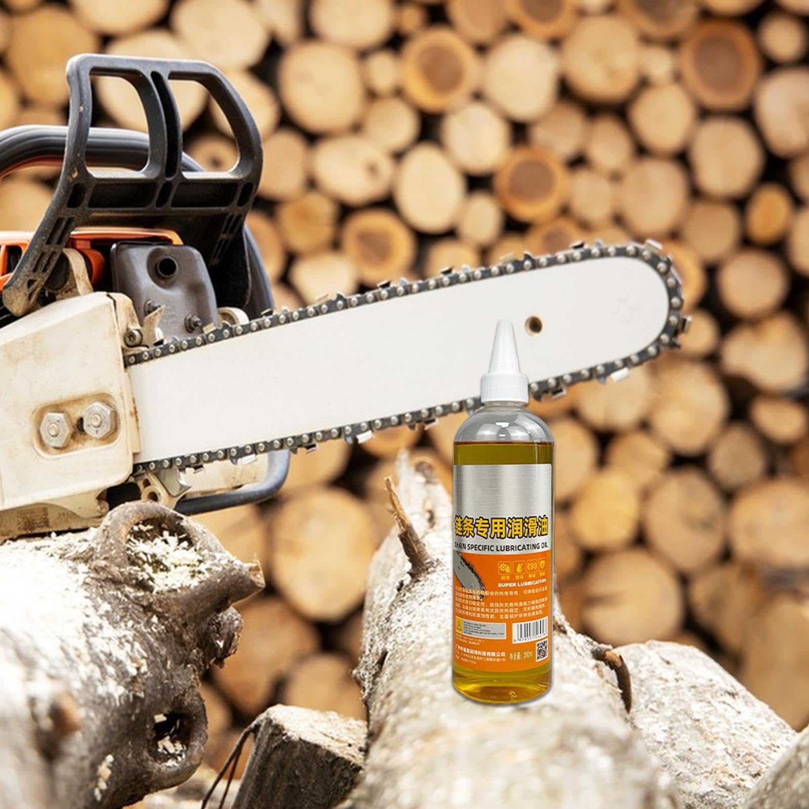 Aceite De Espada De Motosierra | Lubricante De Protección De Óxido Para Cadenas | Aceite De Cadena Versátil | 250 Ml, Profundamente Efectivo, Duradero, Protegido Contra El Óxido, Ideal Para Herramient