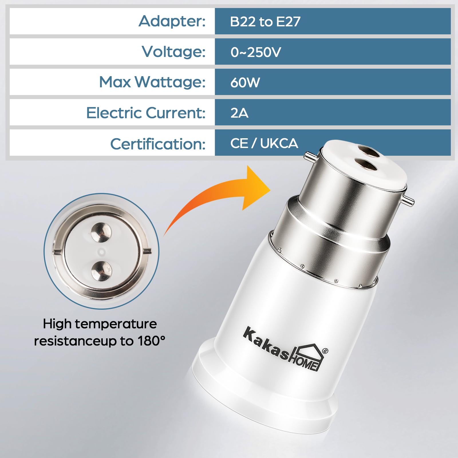 B22 to E27 Socket Adapter - Image 2