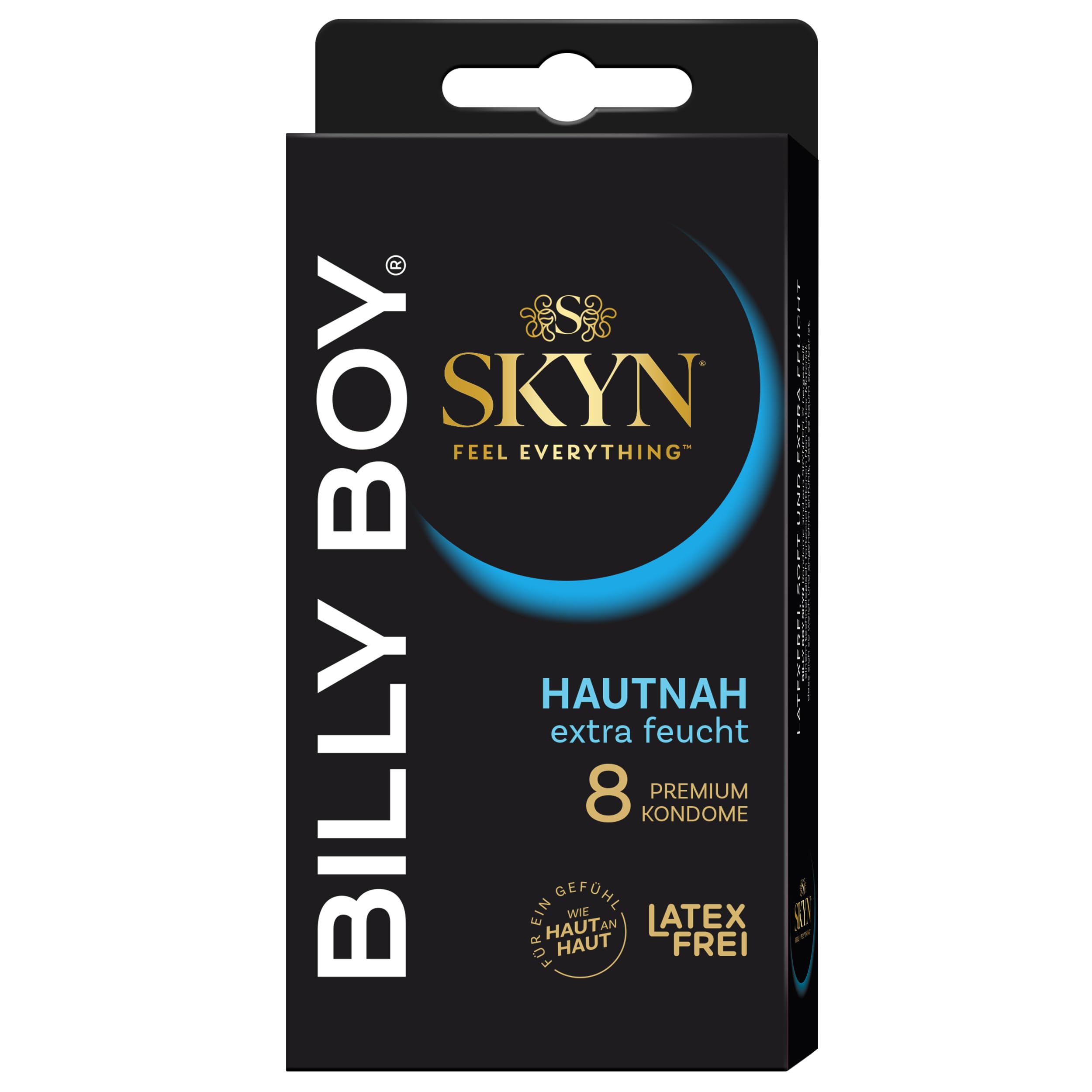 BILLY BOY SKYN Hautnah extra feucht Kondome 8er | 53 mm | Latexfrei | 1x8 Stück