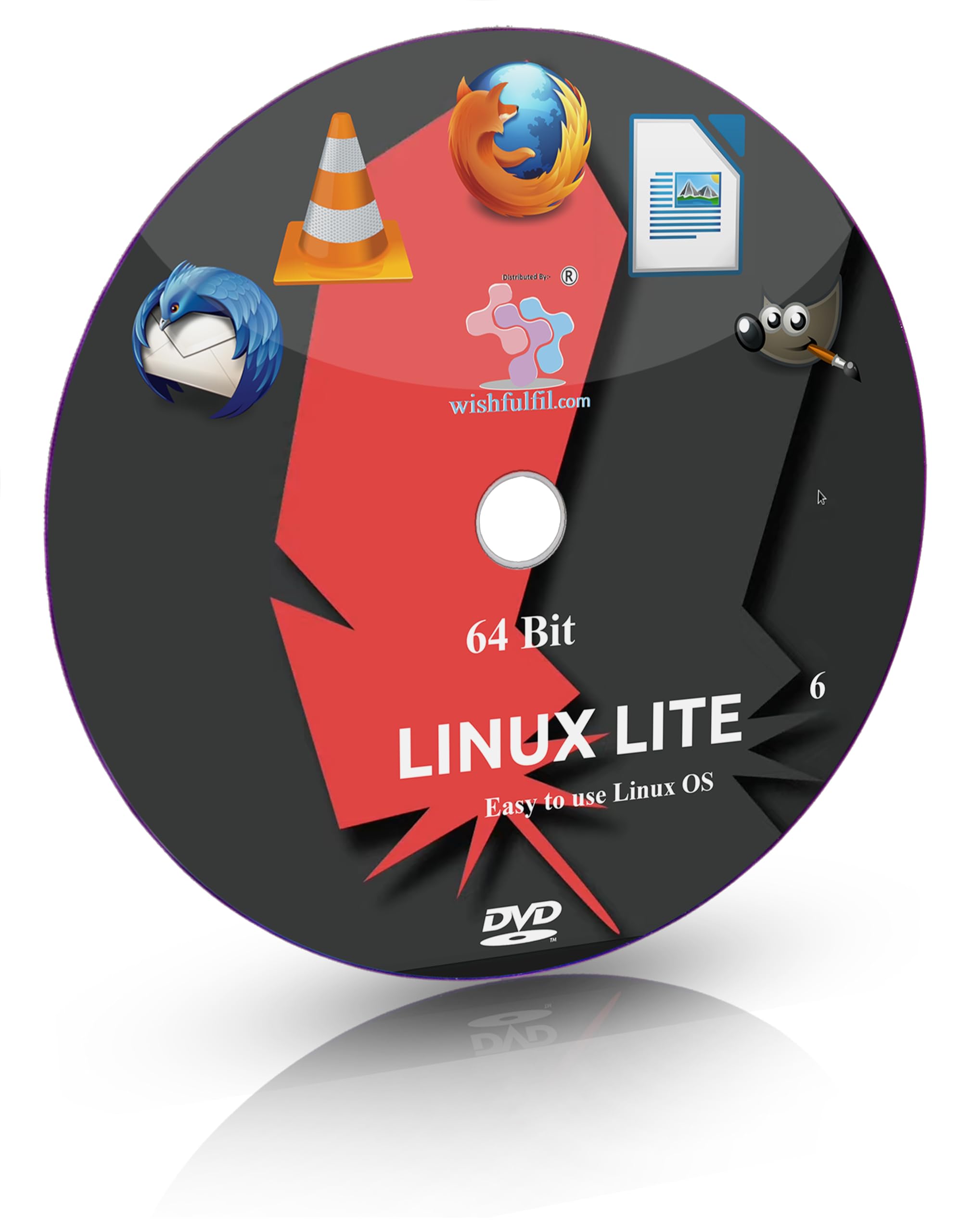 wishfulfil Linux Lite 6 Xfce 64 Bit Live Bootable Installation DVD (B073YR3FG5) Amazon Price History, Amazon Price Tracker