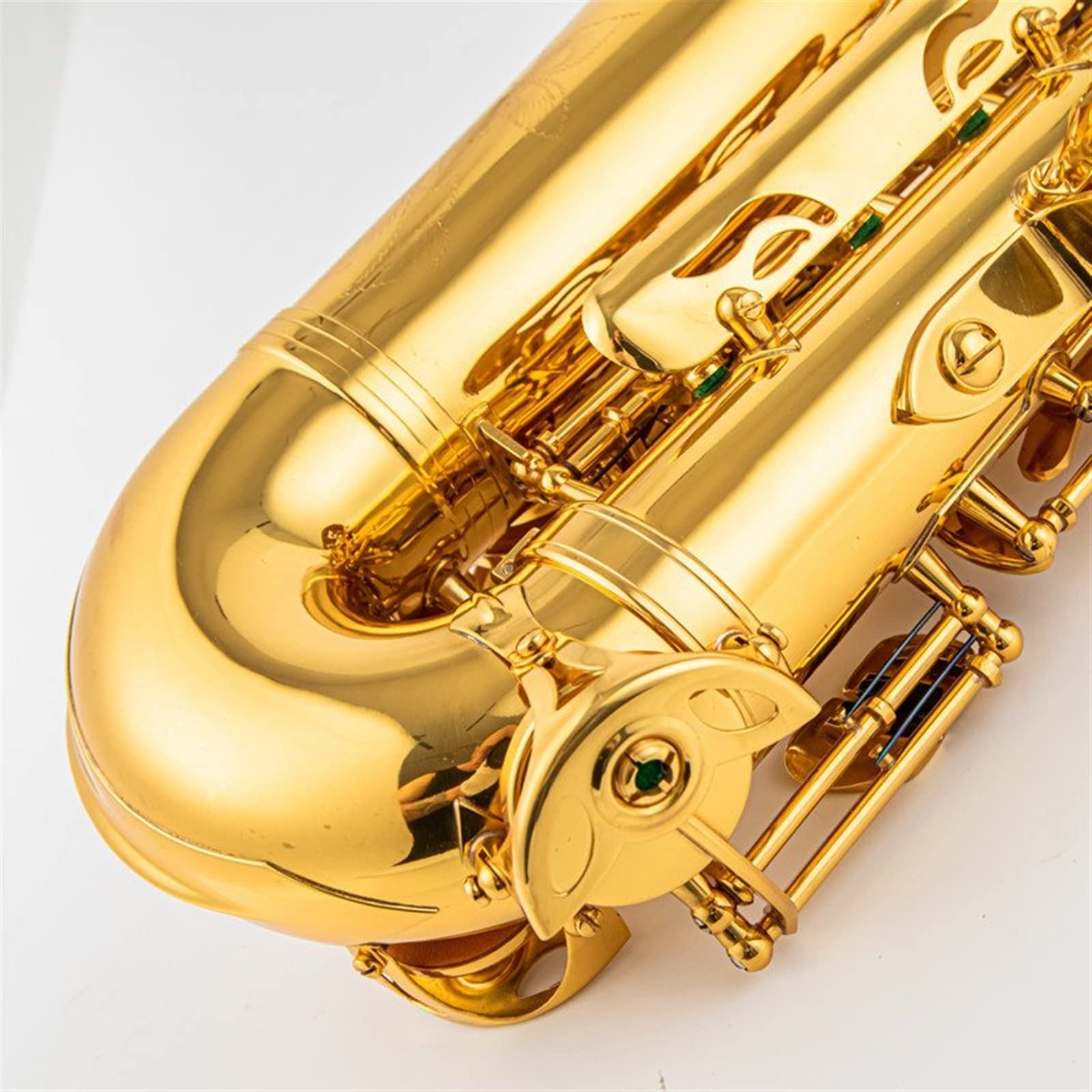 Saxophon Es-Alt-Saxophon Messing Goldlack Es-Saxophon Mit Kofferzubehör
