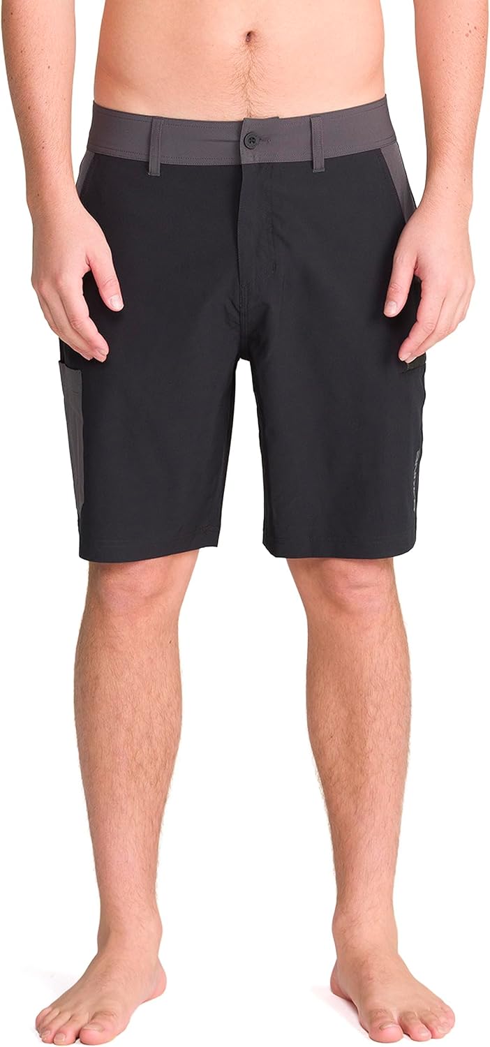 Dakine Men's Hybrid Cargo Shorts – 4-Way Stretch, UPF 50+ Sun Protection, Utility Swim & Walk Shorts