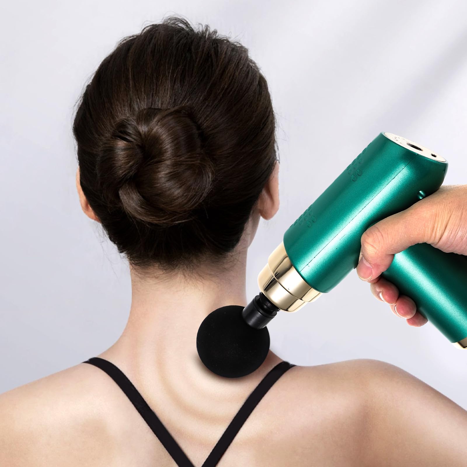 Verstellbares Elektrisches Kleiner Schlagmassagegerät 1 Satz Grün