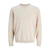 MAGLIE Uomo JACK&JONES 12137190 BASIC KNIT MOONBEAM TWISTED