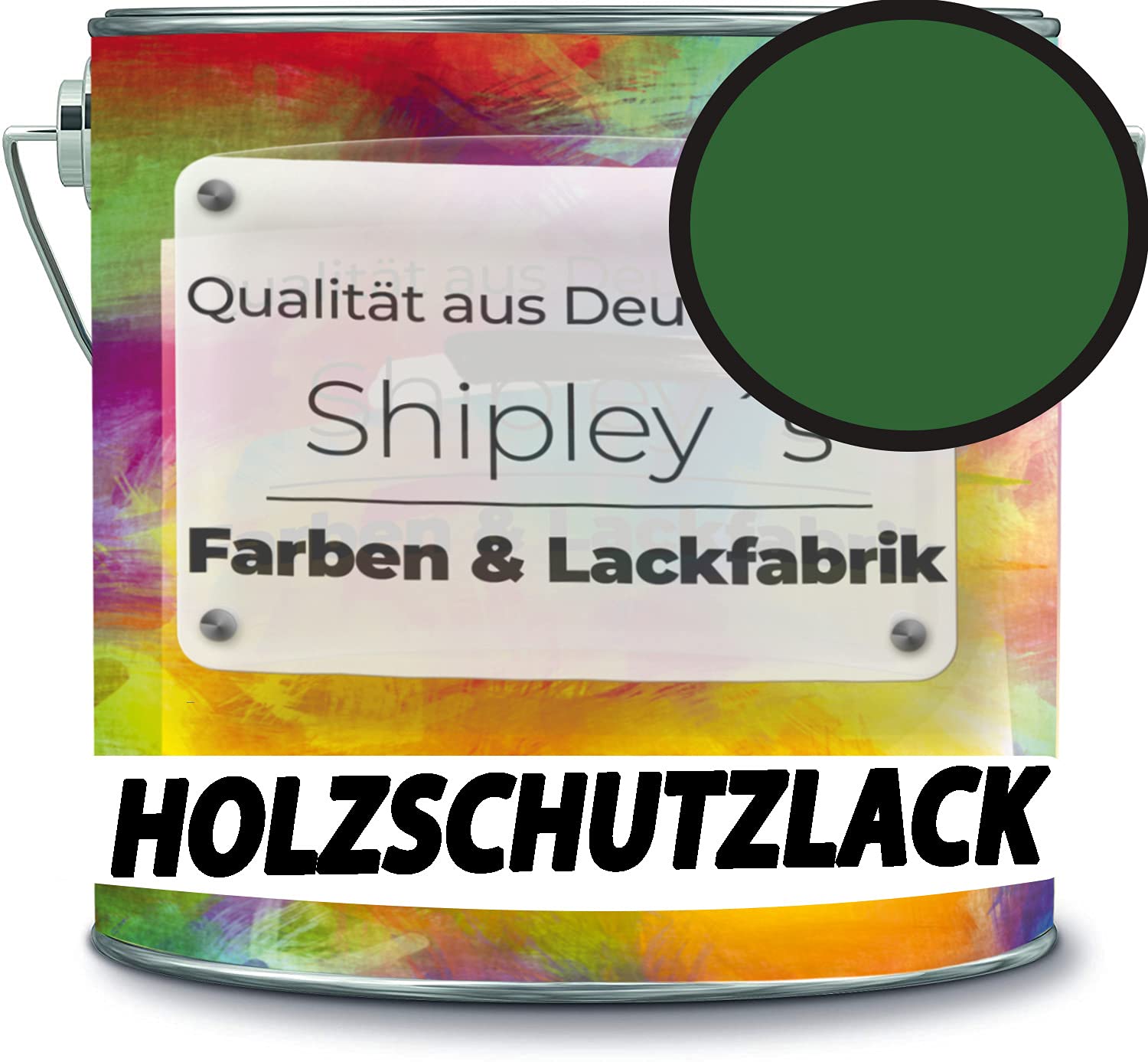 Vernis de protection bois RAL 6002 vert feuille Shipley