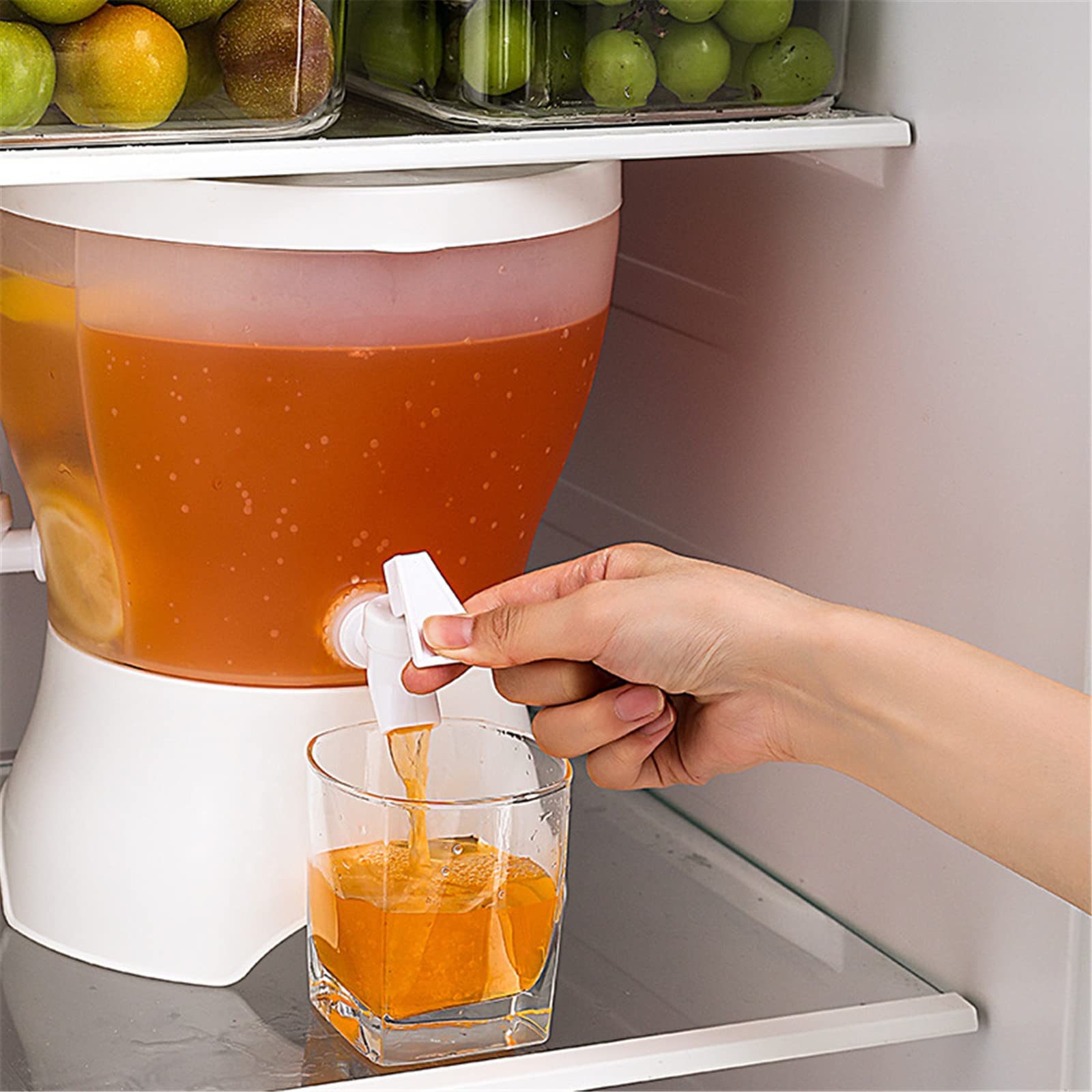 Amazon｜ジュースディスペンサー 回転式360°ドリンクバケツ付き