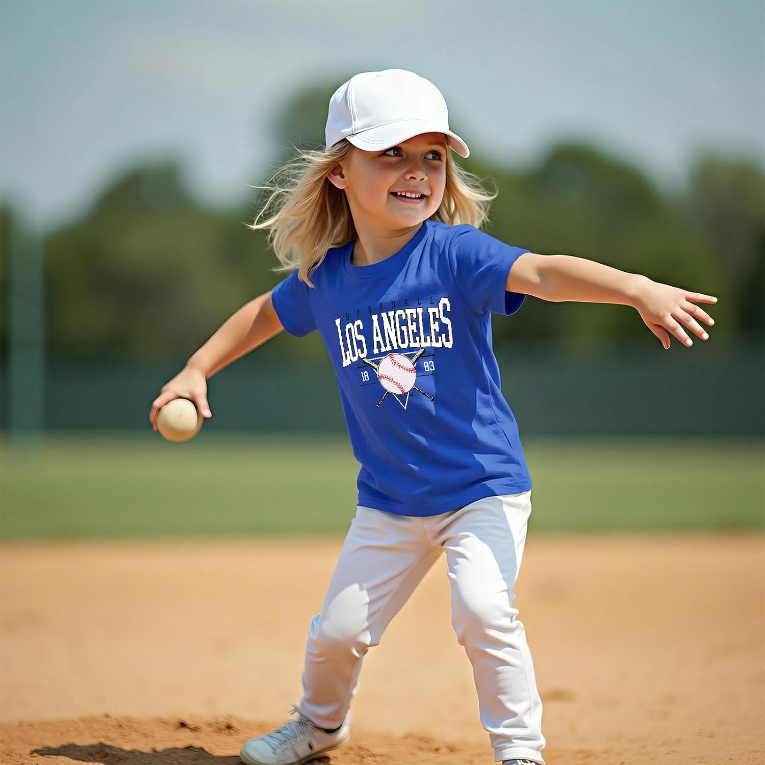 CM C&M WODRO Baseball Shirt for Toddler Baby Boy Girl Baseball Fans T-Shirt Sport Kids Game Day Short Sleeve Summer Tee Tops