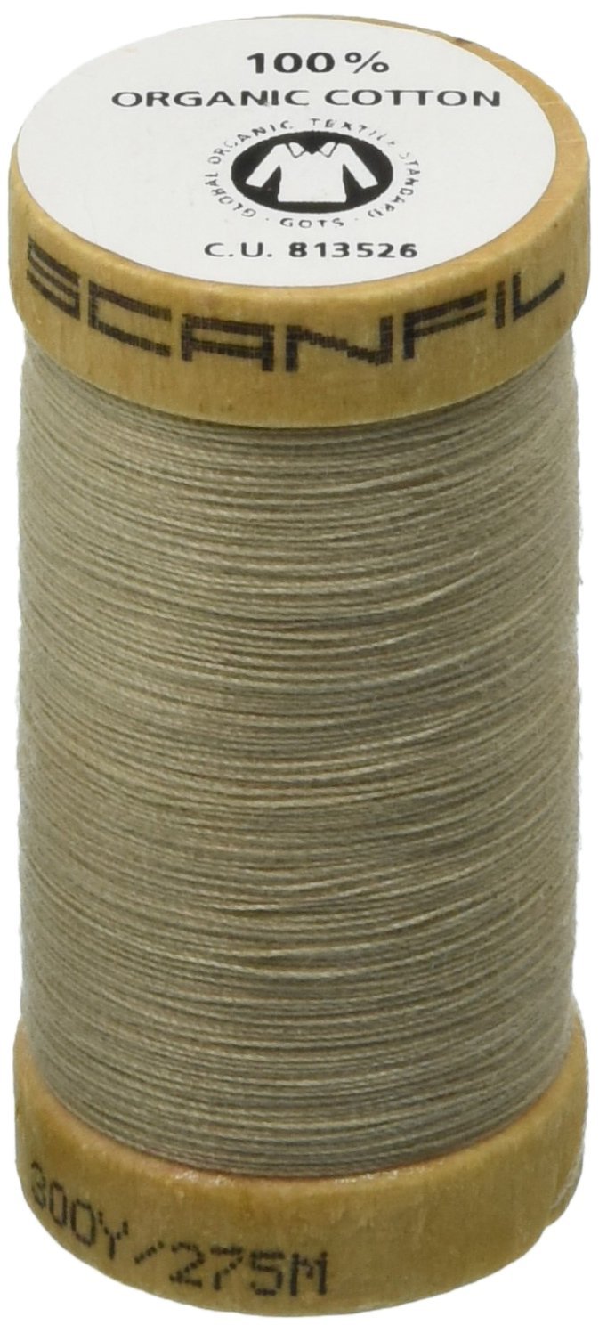 YLICorporation 300 yd Organic Cotton Thread, Wheat