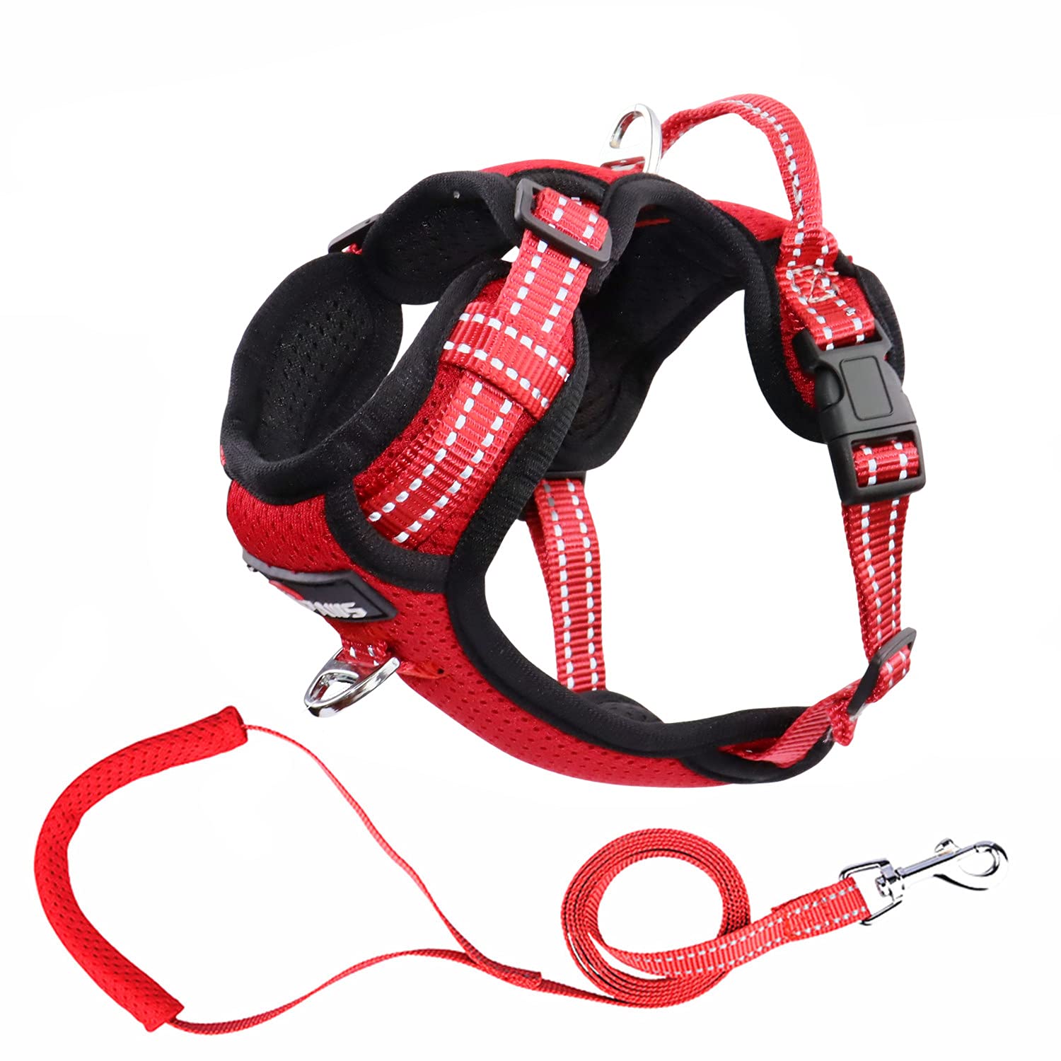 Amazon | WDPAWS 犬 ハーネス リードセット 犬用胴輪 犬への負担が