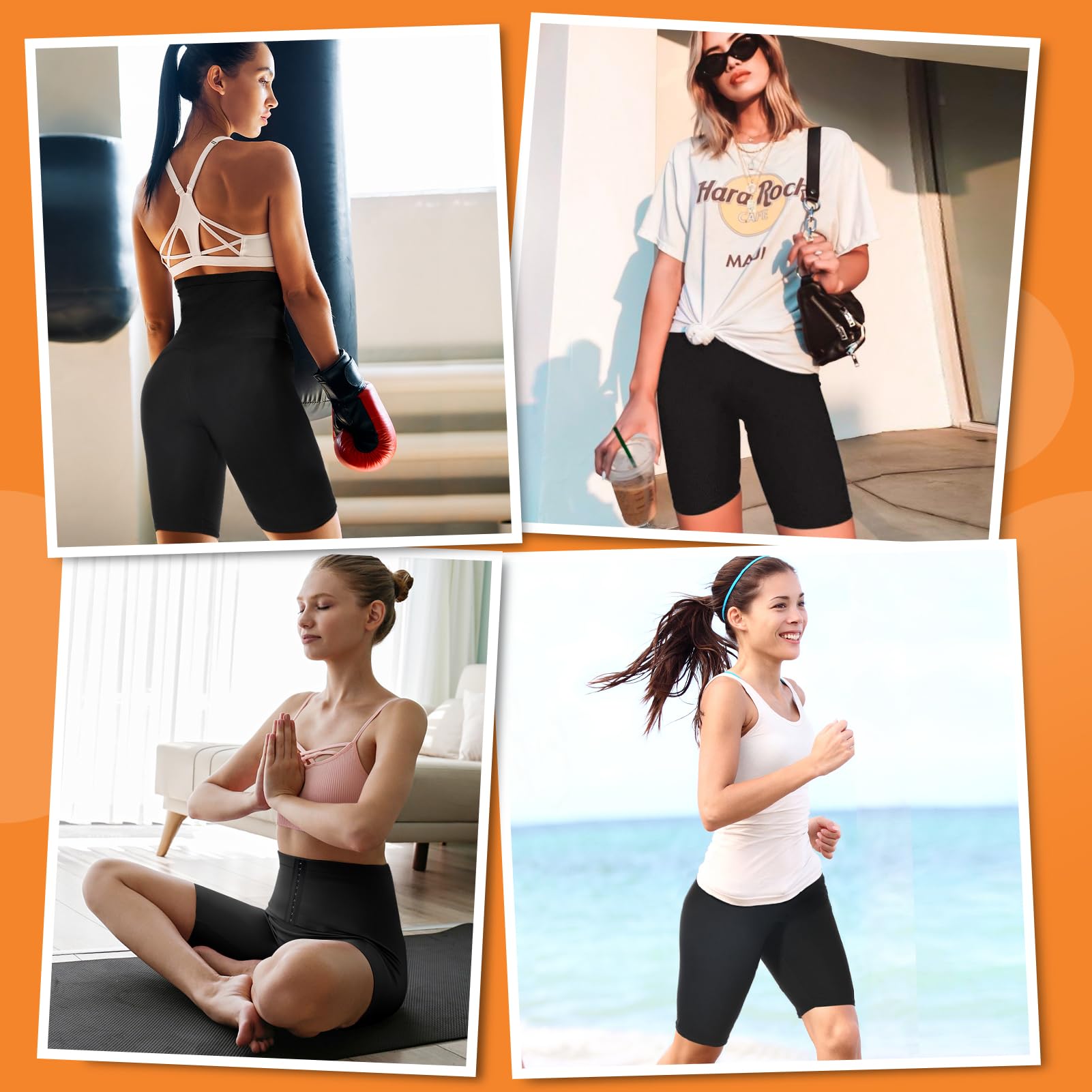 Kiiwah Pantaloni Dimagranti Donna Sauna Vita Alta Leggins Sportivi Tuta Per Sudare Snellenti Yoga Corsa
