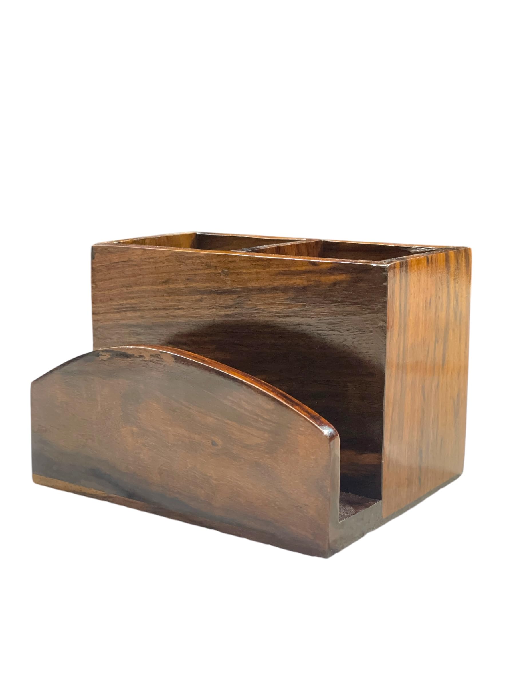 Wooden Cutlery Holder - Elegant Dining Table Organizer -1