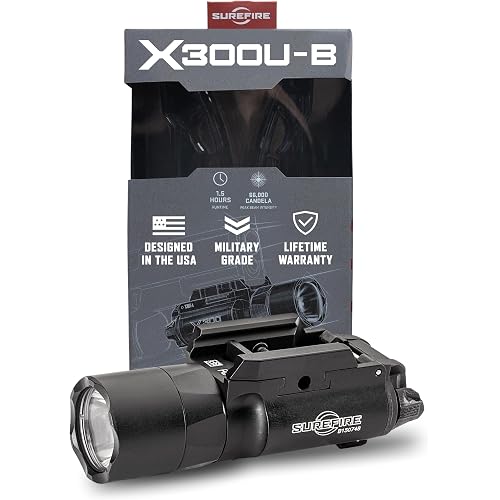 SureFire Weaponlight LED - X300U-A 1,000 Lumens 11,300 Candela - Black