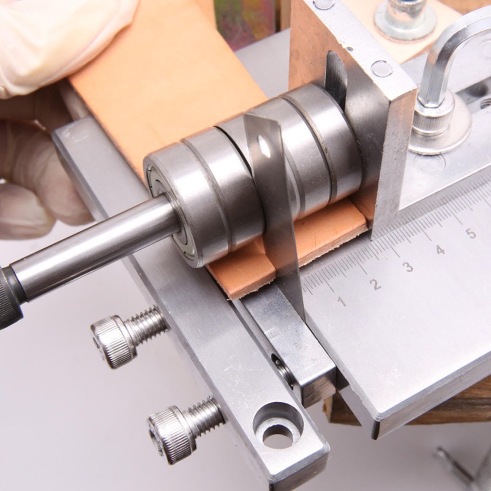 Máquina De Cortar Cuero Manual De Precisión Ergonómico | Cortadora de cuero para bricolaje y manualidades Para adultos principiantes aficionados hombres y mujeres