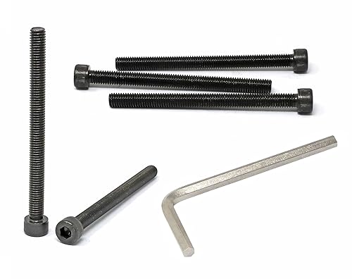 Miniatura 170 de iexcell 720 piezas de acero de aleación M4 x 6/8/10/12/16/20/25/30/35/40/45/50 de grado 12.9, tornillos de cabeza hexagonal, tornillos, arandelas