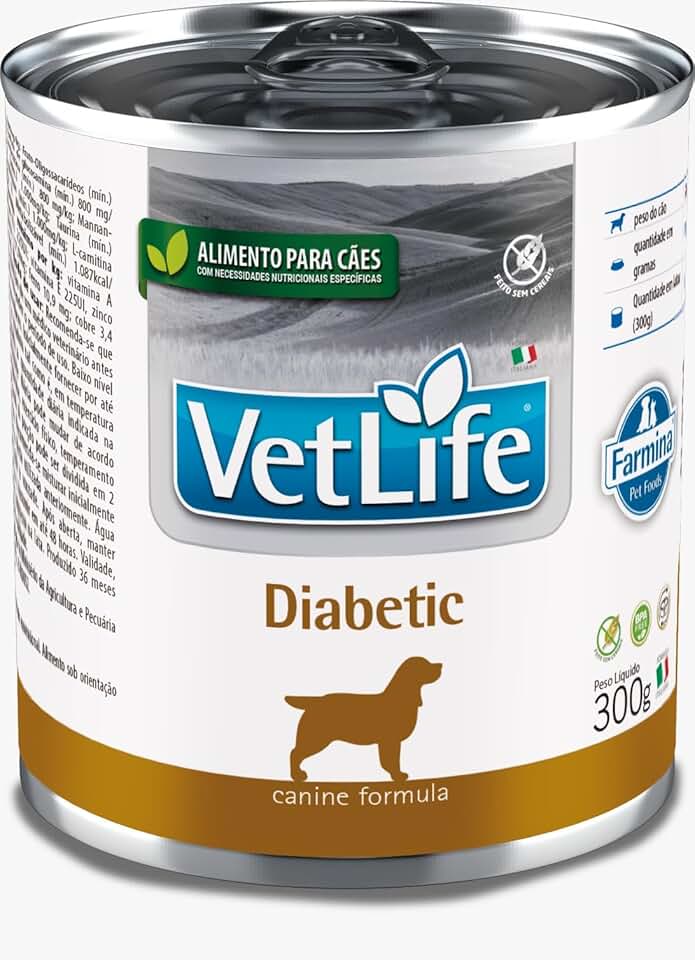 Vet Life Diabetic para Cães Adultos de Todas as Raças 300g