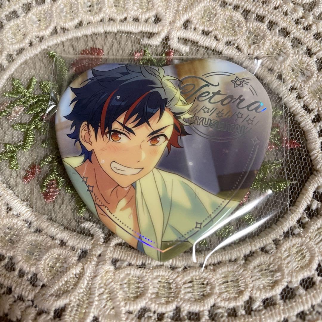 Amazon.co.jp: あんスタ 心光印彩 ハート 缶バッジ 南雲鉄虎 : おもちゃ