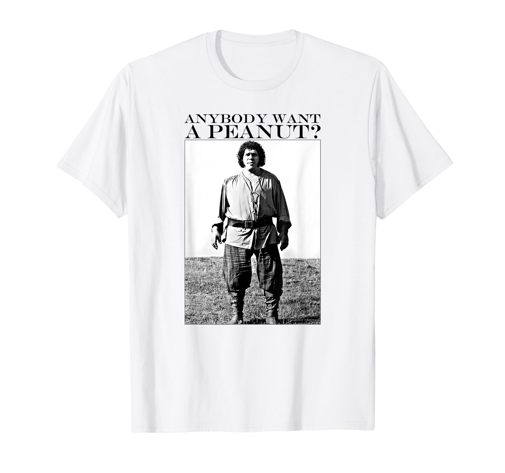 Amazon.com: The Princess Bride Anybody want a Peanut? T-Shirt : Clothing,  Shoes \u0026 Jewelry