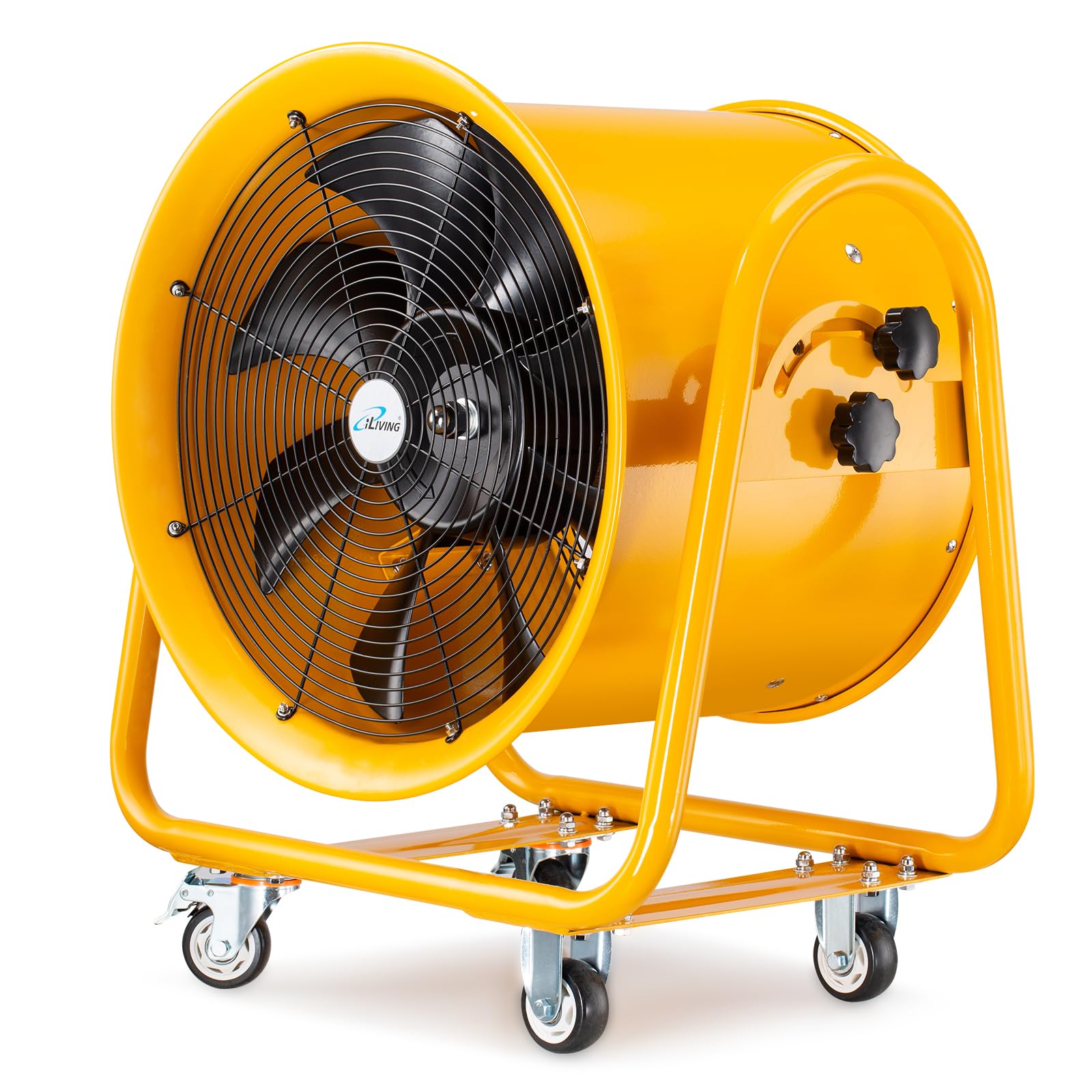 iLiving Utility High Velocity Blower, Fume Extractor, Portable Exhaust and Ventilator Fan (Utility 20")
