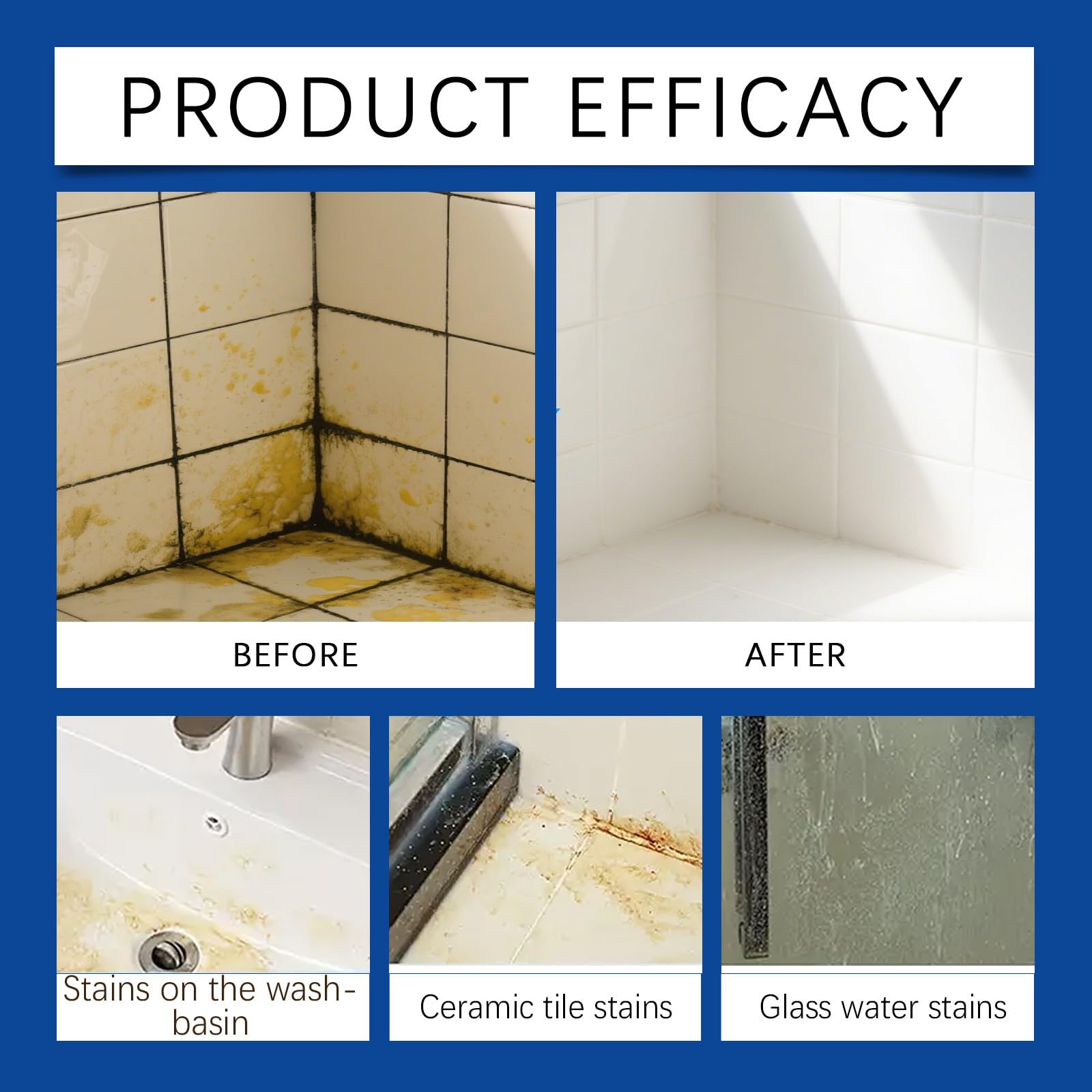 Limpiador de espuma multifuncional para eliminar manchas difíciles, potente limpiador de cocina para manchas de grasa difíciles, spray de espuma descalcificadora de baño, adecuado para inodoros