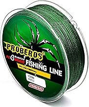 Proberos® Strong Durable 0.45mm 70LB 100M PE 4 Strands Monofilament Braided Fishing Line Angling Accessory (Green, Max Tension 31.7KG) (Green)