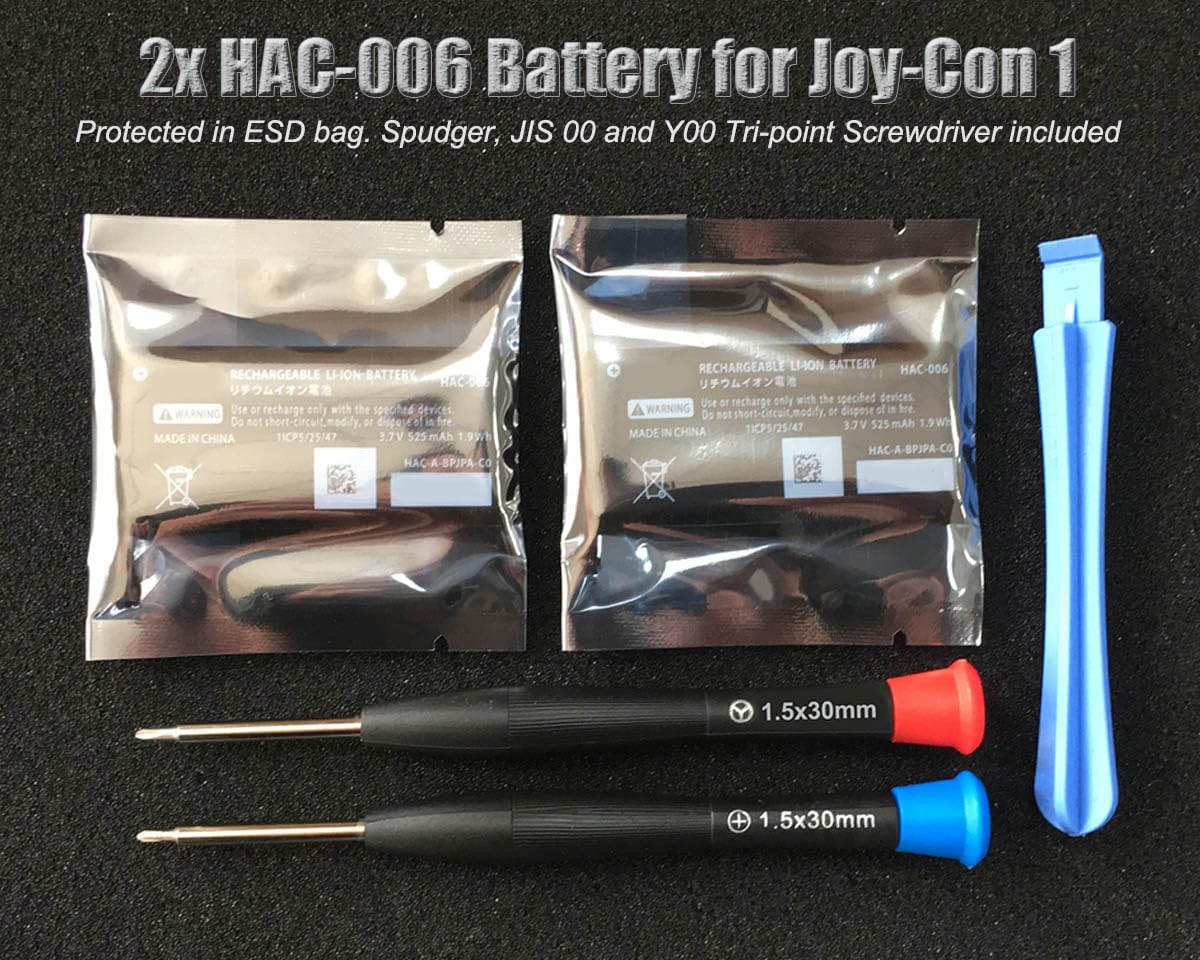 Amazon.co.jp: 2個交換用HAC-006バッテリーパック、Switch Joy-Con