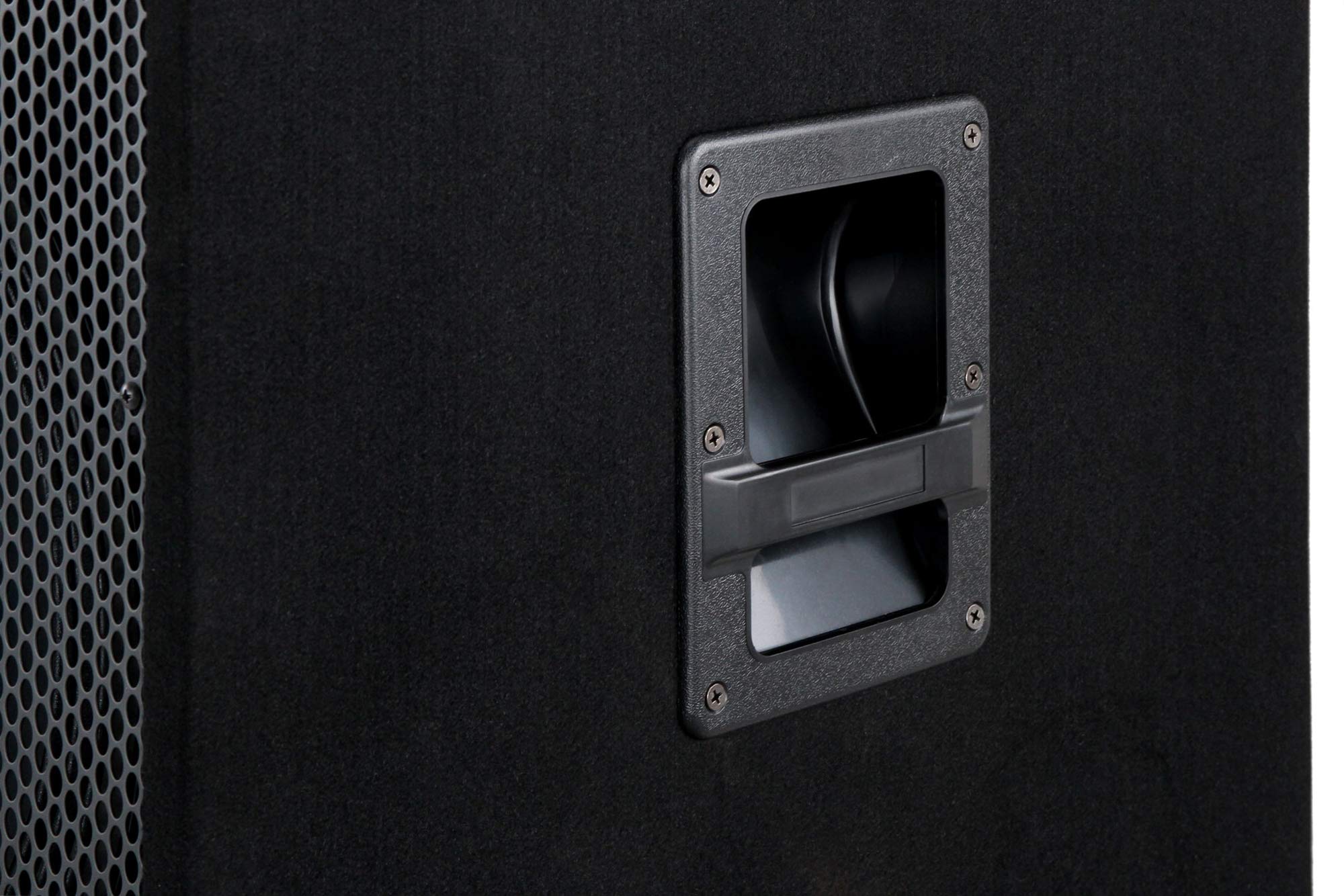 McGrey PAS-115 Subwoofer Passif 15" 1200 Watts, Haut-Parleur 15" (38 cm) | Puissance admissible: 300 Watts (RMS), 600 Watts (puissance musicale), 1200 Watts (crête), 2 évents bass-reflex, 5 kHz, 3 mm