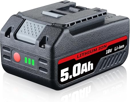 5.0Ah 18V Lithium-ion Replacement for Bosch BAT609 Battery