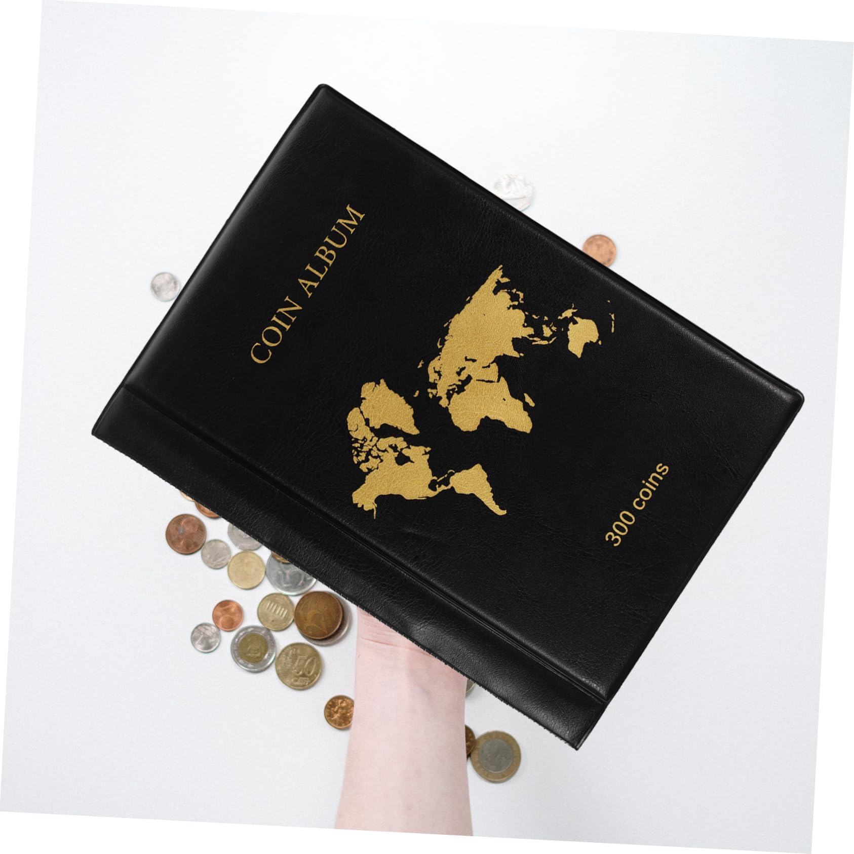 Münzsammelalbum Mit Fächern Transparent Für Münzen Und Banknoten Aus Robustem PVC-Material Sicherer Aufbewahrungshalter Für Sammler