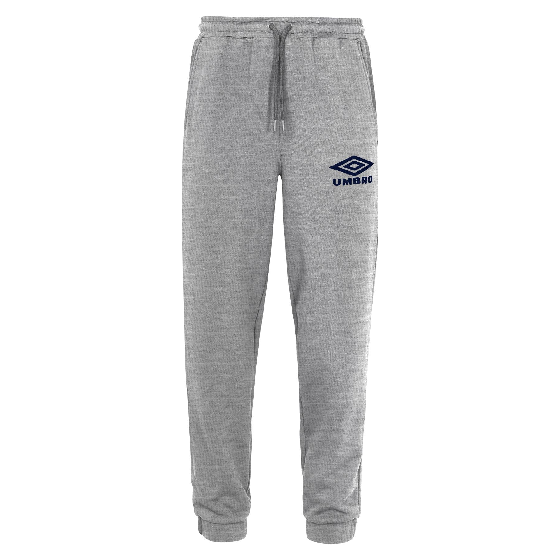 Umbro Men's Ice Marl/Dark Navy Iconic Pull On Jogger, Xxl