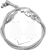 Vista 1 de 24" Hi-Tech Universal Throttle Cable Braided Stainless Steel Throttle Cable Kit