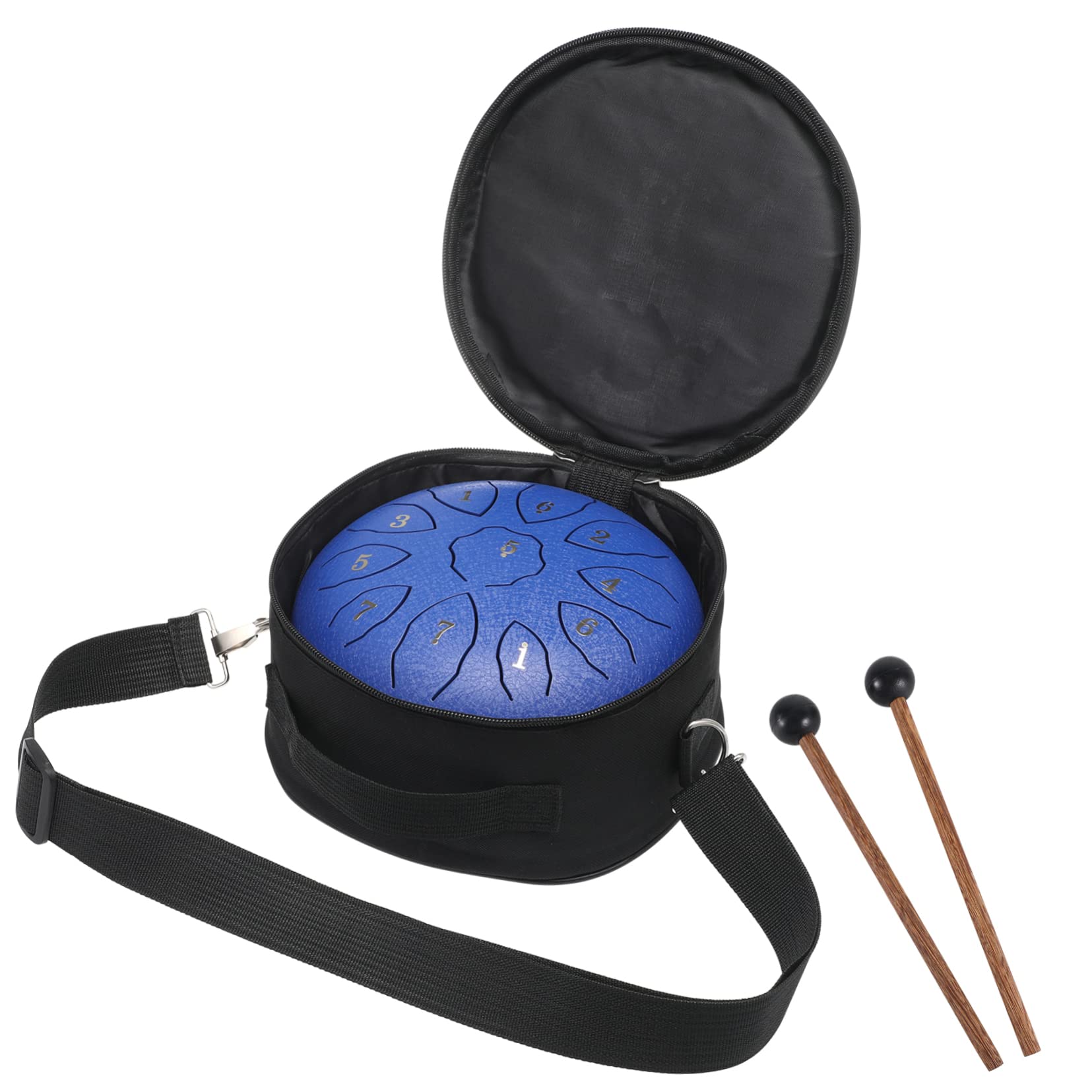VICASKY Batería Etérea De De Lengüetas De Percusión con Baquetas Libro De Música y Bolsa De Almacenamiento Adultos Instrumento De Percusión para Aprender Tocar El