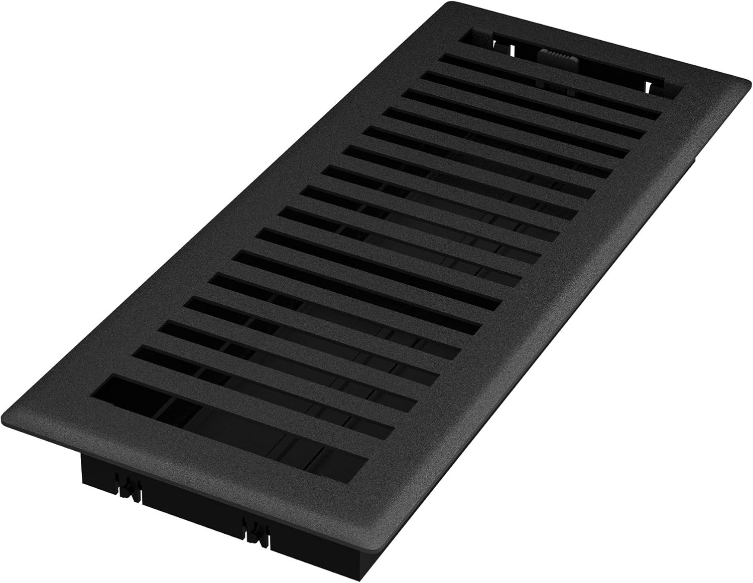 Montezuma Black Iron Decorative Floor Registers 4" x 12" (5-Pack)