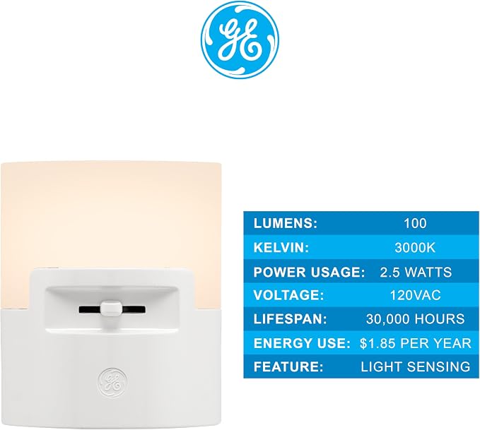 Lámpara de noche LED GE Ultrabrite Regulable 100 Lúmenes miniatura 9