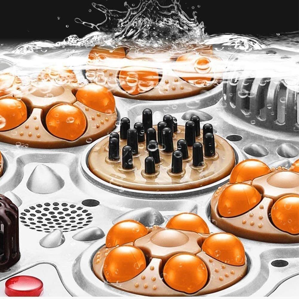 Pediluvio termale Massager, motorizzato Shiatsu Roller Massaggiare Agopuntura Point, con Telecomando, conversione di frequenza, Tempo Regolabile e Temperatura, la Toccare-Chiave