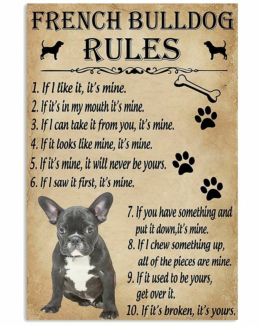 Amazon.com: SIGNCHAT 500 Pieces Wooden Puzzles Funny Rules for Your Dog  French Bulldog Art S Ation Gift Jigsaw Puzzles for Adults and Kids  Development Toys Games Toys Gift : Toys & Games