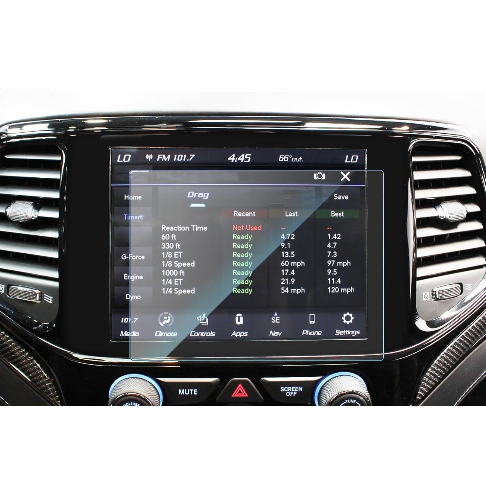 Verre trempé pour écran LCD GPS 8,4 pouces Jeep Grand Cherokee sans reflets - 5