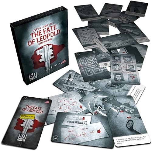 Miniatura 3 de 50 pistas tercera parte El destino de Leopold - 1-5 jugadores - Juegos de cartas para fiestas - 90 minutos de juego - Juegos para noches de juegos