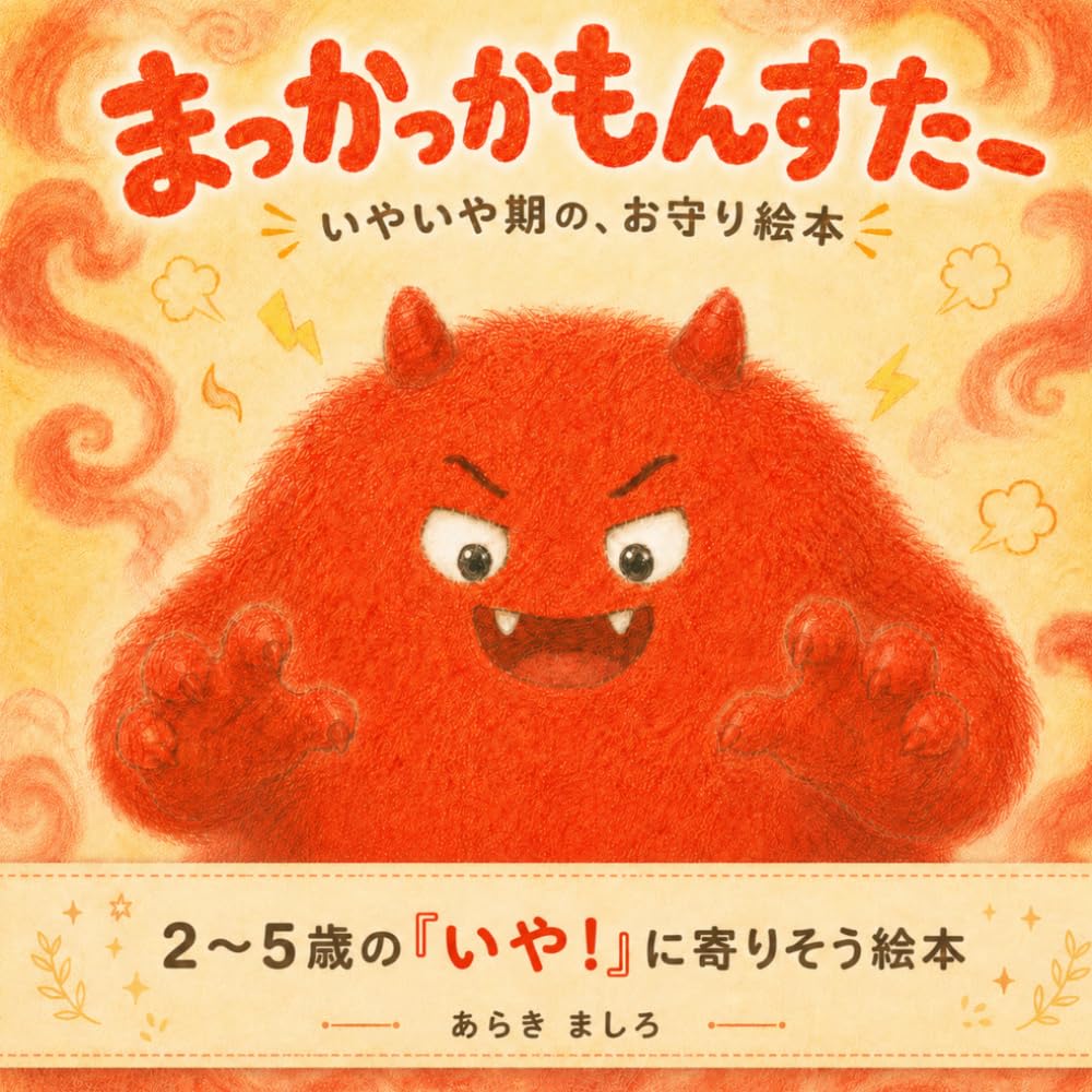 まっかっかもんすたー: いやいや期の、お守り絵本