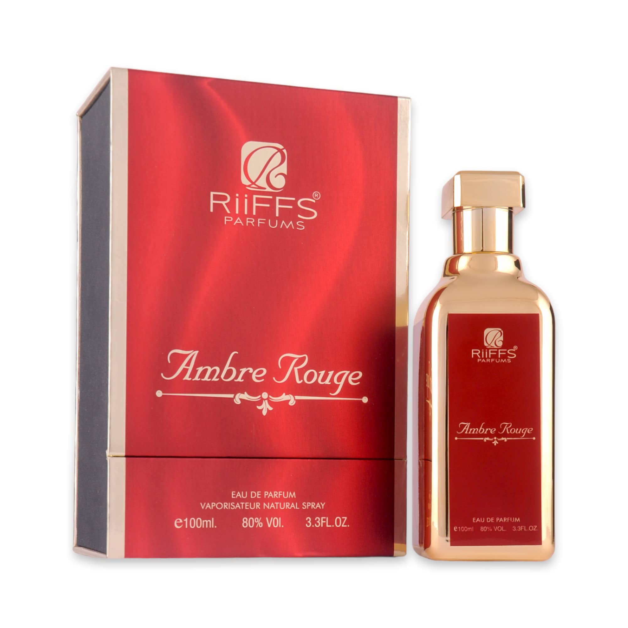 RIIFFS AMBER ROUGE 100ML Perfume for Men and Women Premium Long Lasting Fragrance Refreshing Body Spray a Best Accessory To Wear To Make You Stand Out In a Crowd