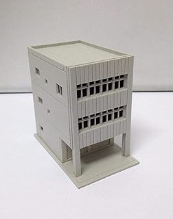 Outland Models Railway Modern 3-Story House w Garage (Overhang Style) N Scale