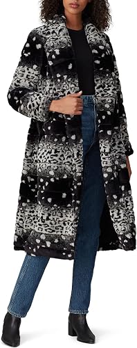 Hutch Rent the Runway Pre-Loved Kat Faux Fur Coat, Black, Small
