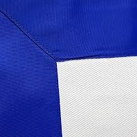 Vista 7 de Masonic Master Mason Blue Lodge Delantal de tela blanca con borde de cinta de grogrén azul, Blanco y azul