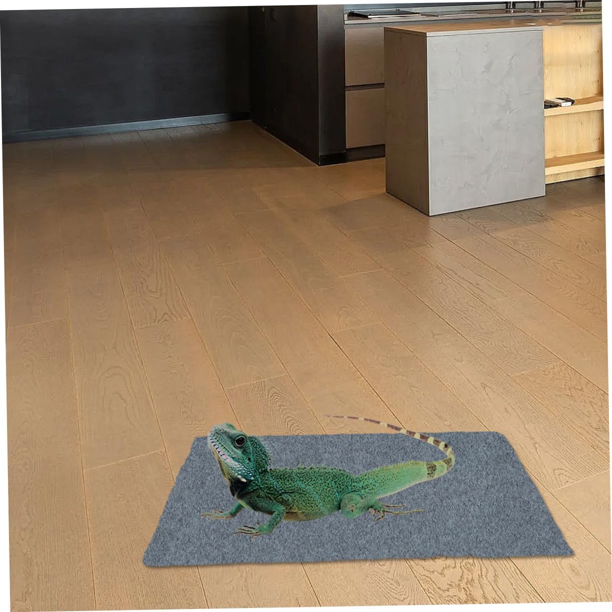 BESPORTBLE 2PCS Reptile Carpet Mat for PET Terrariums Natural Polyester Fiber Cage Liner for Tortoise Snake and Lizard Breeding