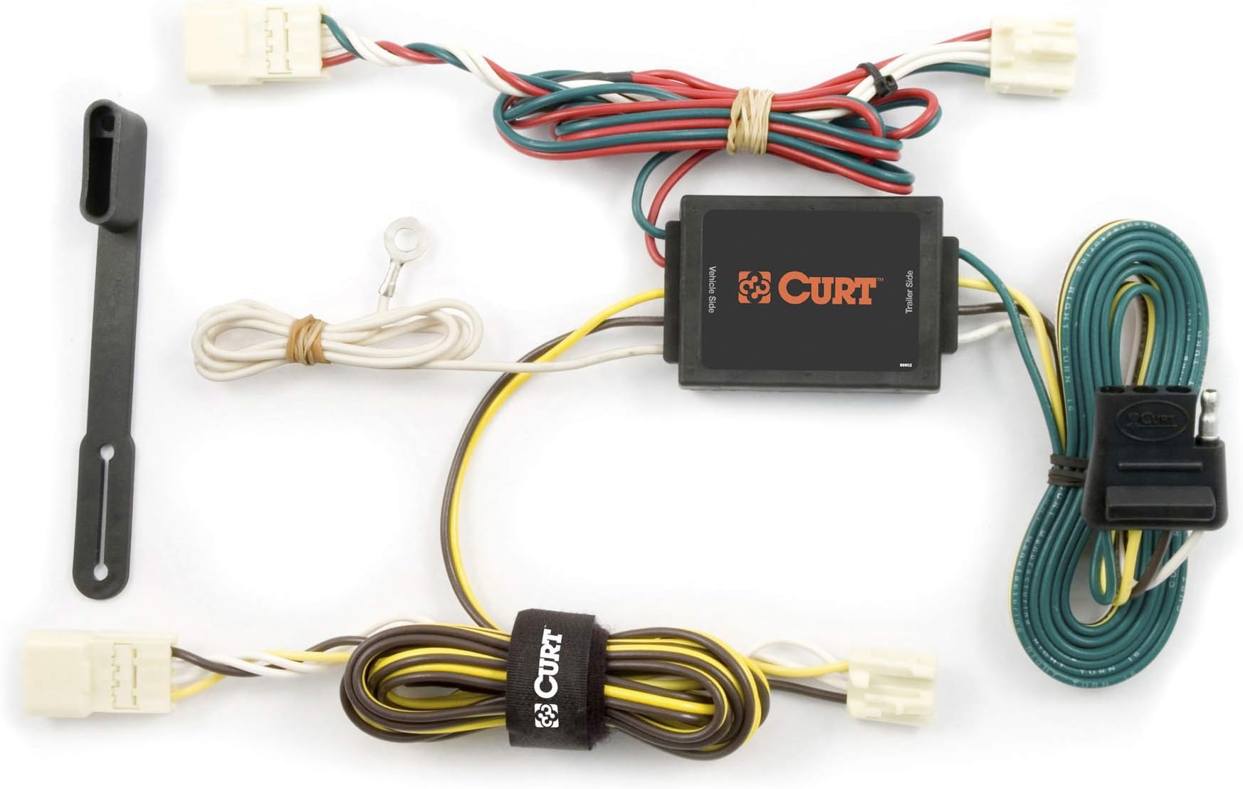 CURT 55580 Vehicle-Side Custom 4-Pin Trailer Wiring Harness, Fits Select Toyota Sienna